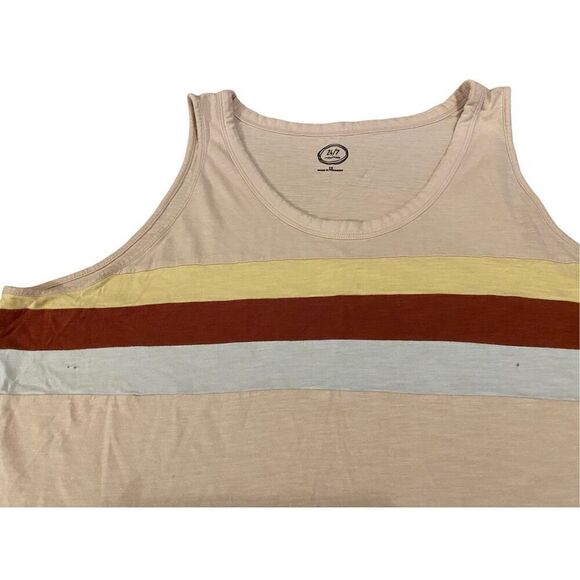 Maurices Striped Wide Strap Tank Top Sz 1X Summer Beach Vacation Coastal - Picture 5 of 12